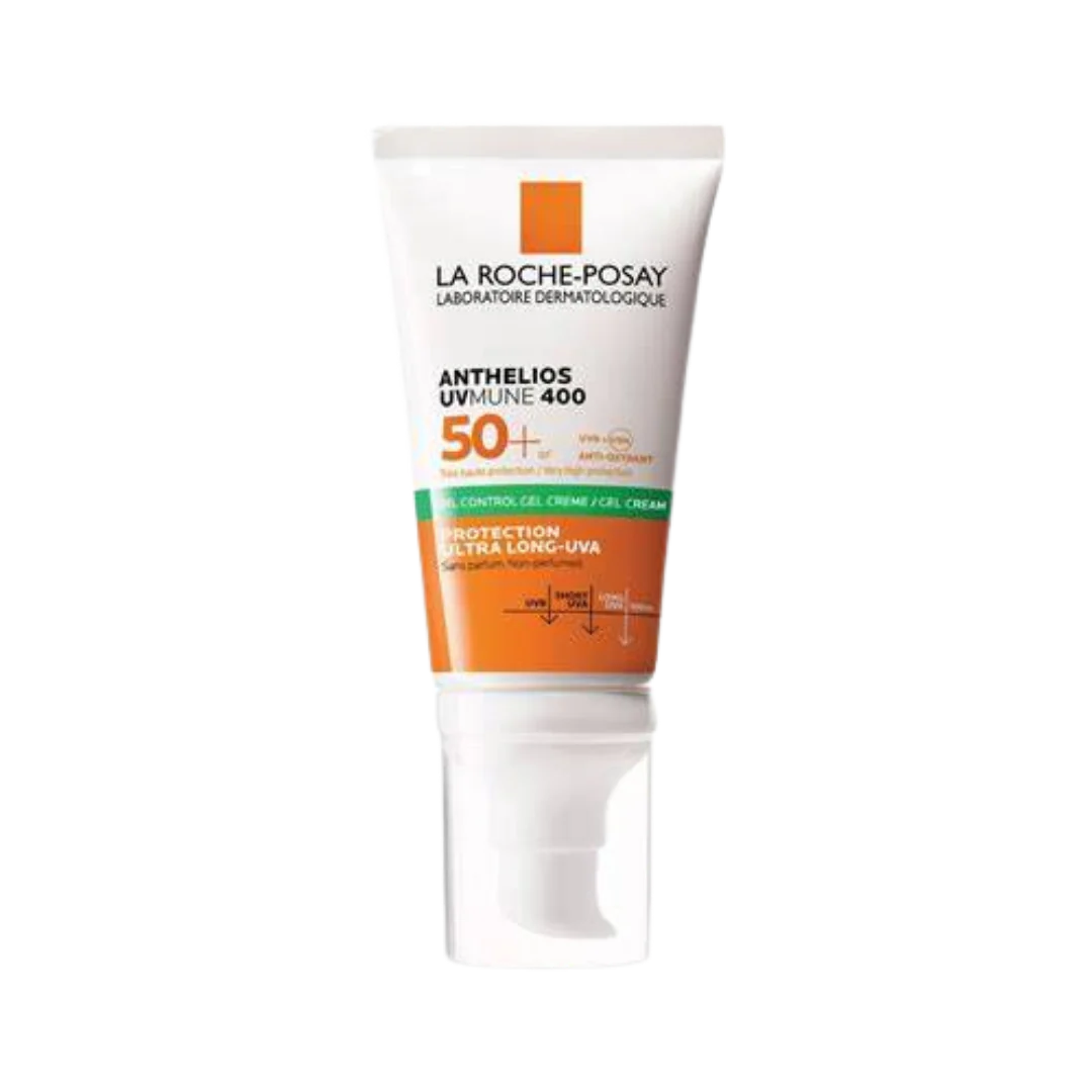LA ROCHE-POSAY Innovation Anthelios Uvmune 400 Oil Control Gel Cream SPF50 - 50ml | لاروش بوزيه واقي شمسي بعامل حماية 50 - 50 مل